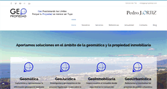 Desktop Screenshot of geopropiedad.com